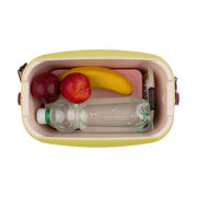 Polarbox Retro Cooler Box 6L Yellow - Includes 2 Lunch Boxes