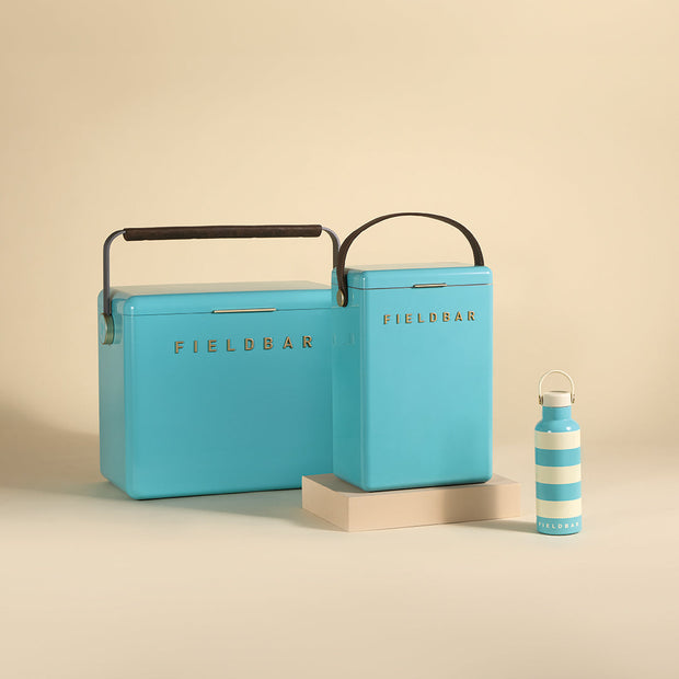 cooler box set & bottle /  bazaruto blue