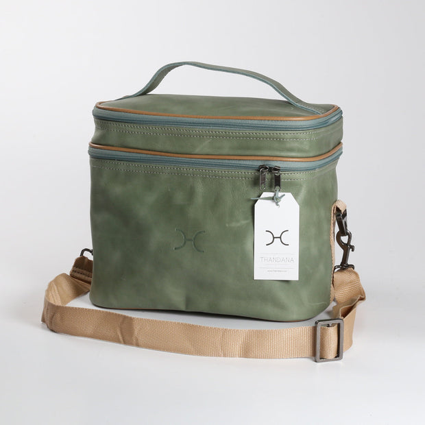 Corporate Double Decker Cooler Bag Leather