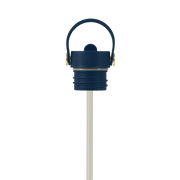 Field Bottle Sip Lid & Metal Straw / Sea Boat Blue