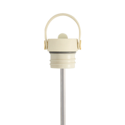 Field Bottle Sip Lid & Metal Straw / Safari White