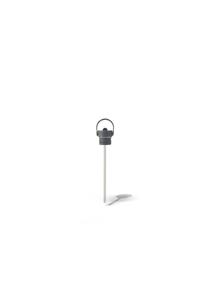 Field Bottle Sip Lid & Metal Straw / Oyster Grey