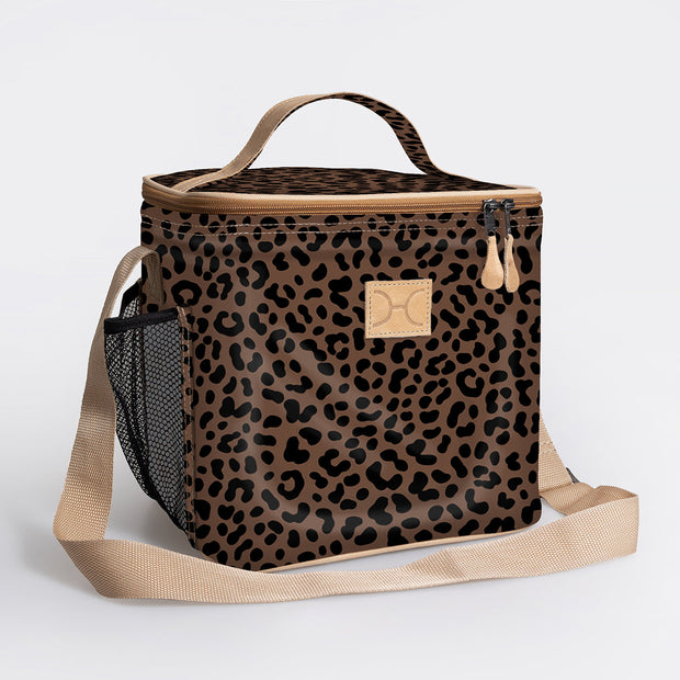 Lunch Box Cooler Laminated Fabric Hard Plastic Inner