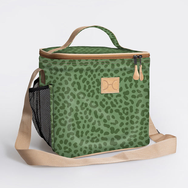 Lunch Box Cooler Laminated Fabric Hard Plastic Inner