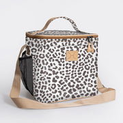 Lunch Box Cooler Laminated Fabric Hard Plastic Inner