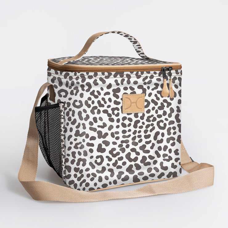 Lunch Box Cooler Laminated Fabric Hard Plastic Inner