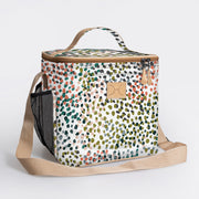 Lunch Box Cooler Laminated Fabric Hard Plastic Inner