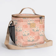 Lunch Box Cooler Laminated Fabric Hard Plastic Inner