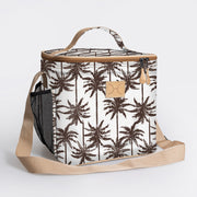 Lunch Box Cooler Laminated Fabric Hard Plastic Inner