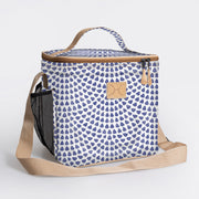 Lunch Box Cooler Laminated Fabric Hard Plastic Inner