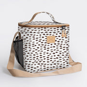 Lunch Box Cooler Laminated Fabric Hard Plastic Inner