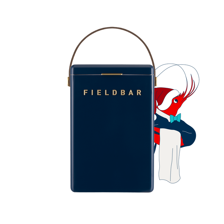 drinks box / sea boat blue