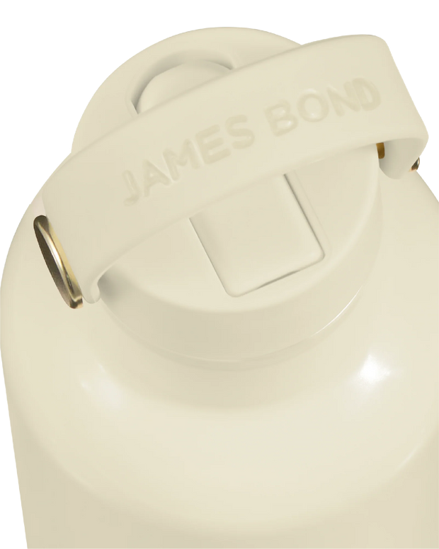 Field Bottle Sip Lid & Metal Straw / Safari White