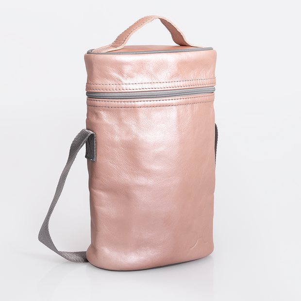 Corporate Wine Cooler Double Carry Bag Leather
