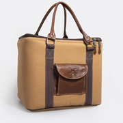 25L Box Cooler Wax Canvas & Leather Hard Plastic Inner