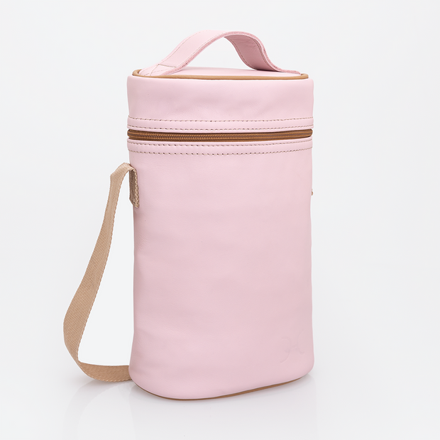Corporate Wine Cooler Double Carry Bag Leather