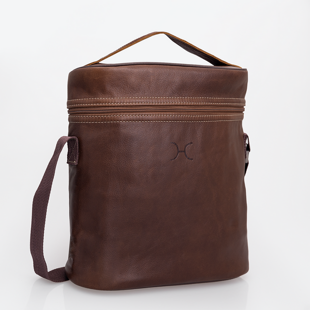 Corporate Wine Cooler Jumbo Carry Bag Leather