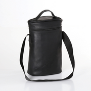 Corporate Wine Cooler Double Carry Bag Leather