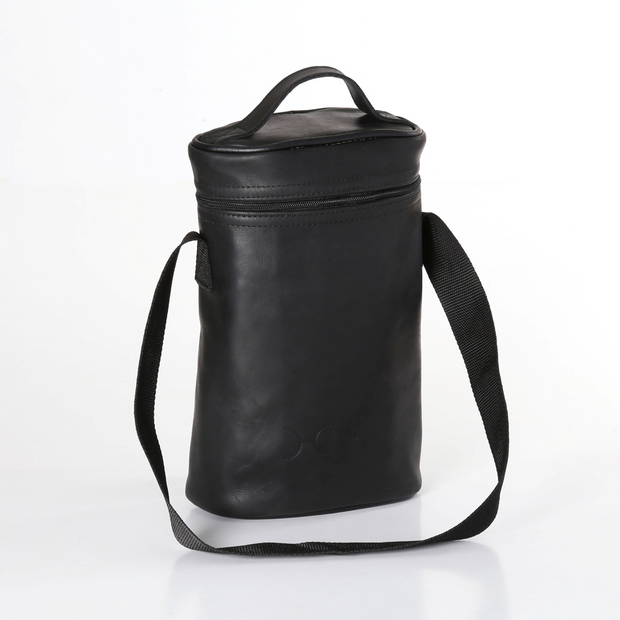 Corporate Wine Cooler Double Carry Bag Leather