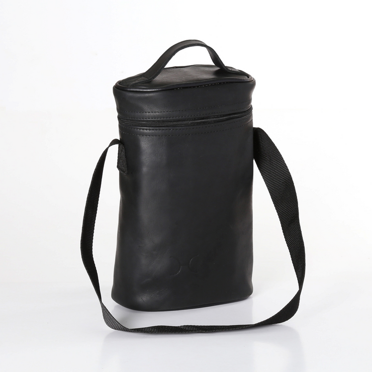Wine Cooler Double Carry Bag Leather