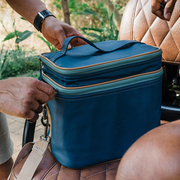 Corporate Double Decker Cooler Bag Leather