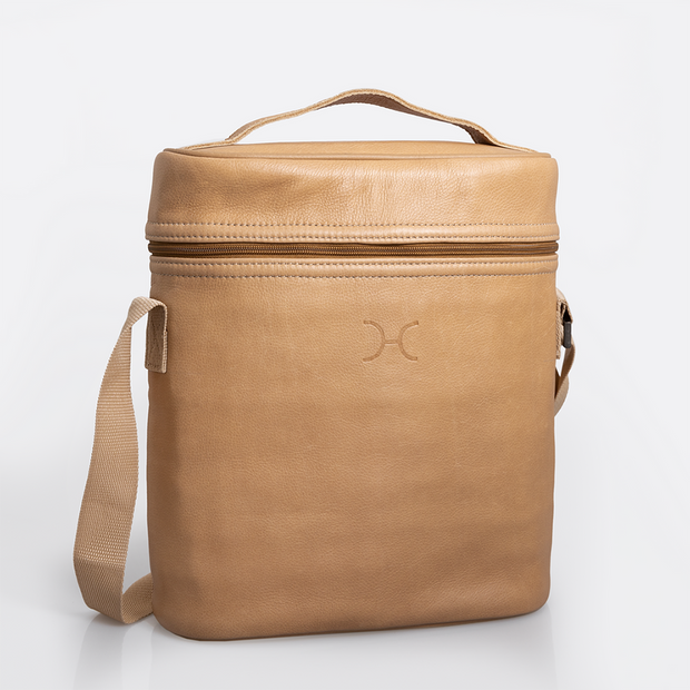 Corporate Wine Cooler Jumbo Carry Bag Leather