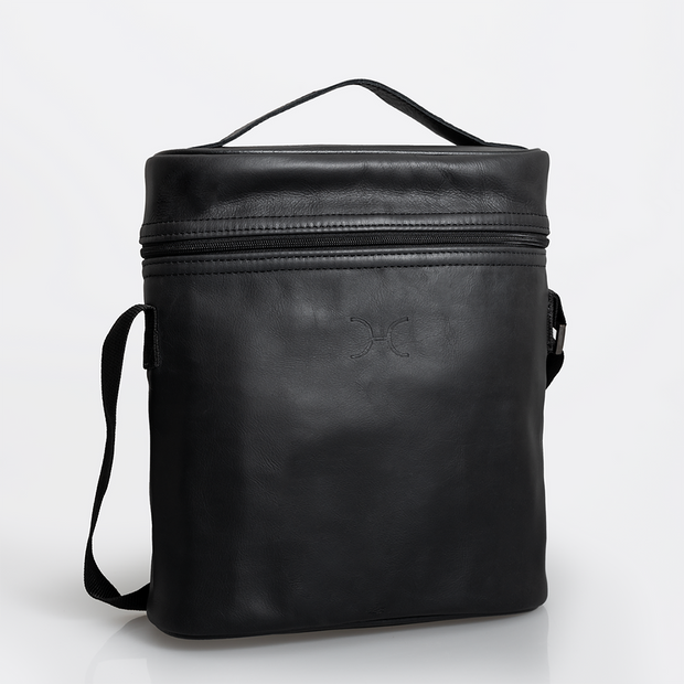 Wine Cooler Jumbo Carry Bag Leather (RTS)