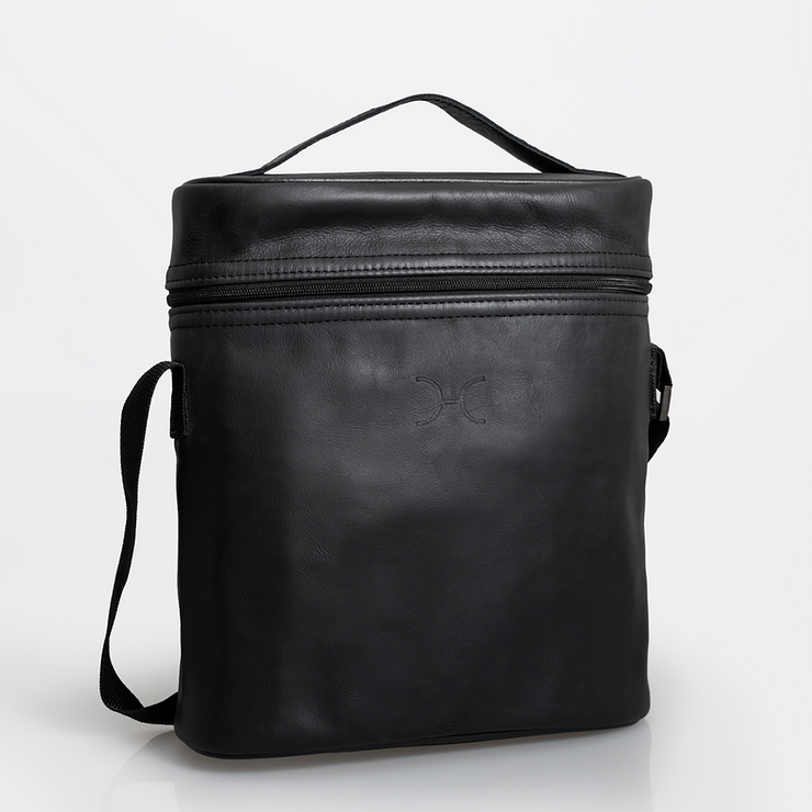 Wine Cooler Jumbo Carry Bag Leather (RTS)